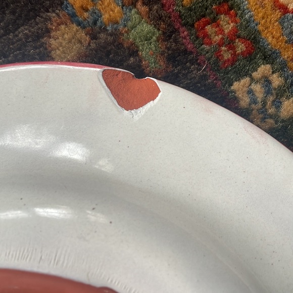 Vintage Victoria & Richard Mackenzie Childs soup bowl/plate - Picture 3 of 5